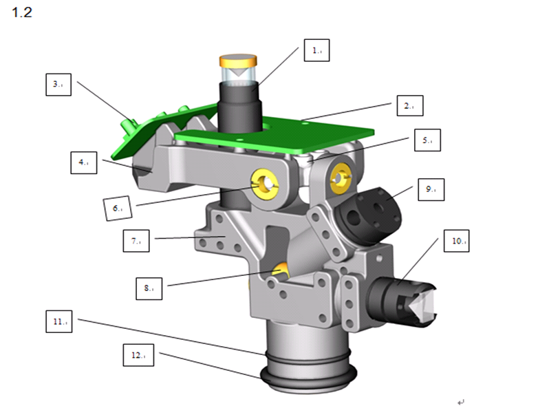 KRAFTOOL LL360, лазерный нивелир (34645) - посмотреть вариант разборной схемы