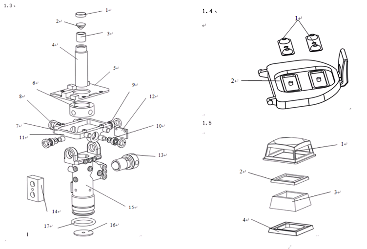 ЗУБР Крест 360, 20 - 70 м, лазерный нивелир, Профессионал (34906) - посмотреть вариант разборной схемы