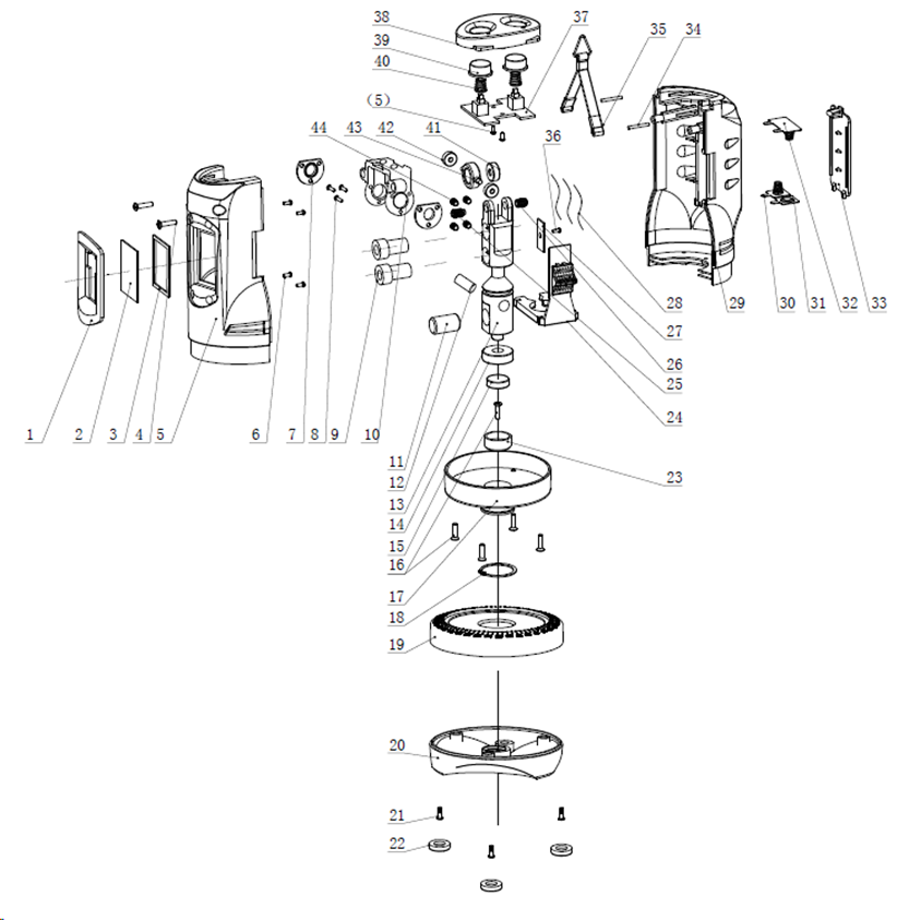 STAYER 10 м, лазерный нивелир, Professional (34960) - посмотреть вариант разборной схемы