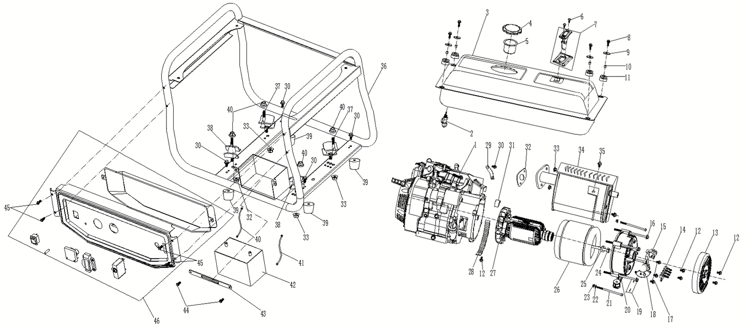 Инструмент [GS-6500E] - посмотреть вариант разборной схемы