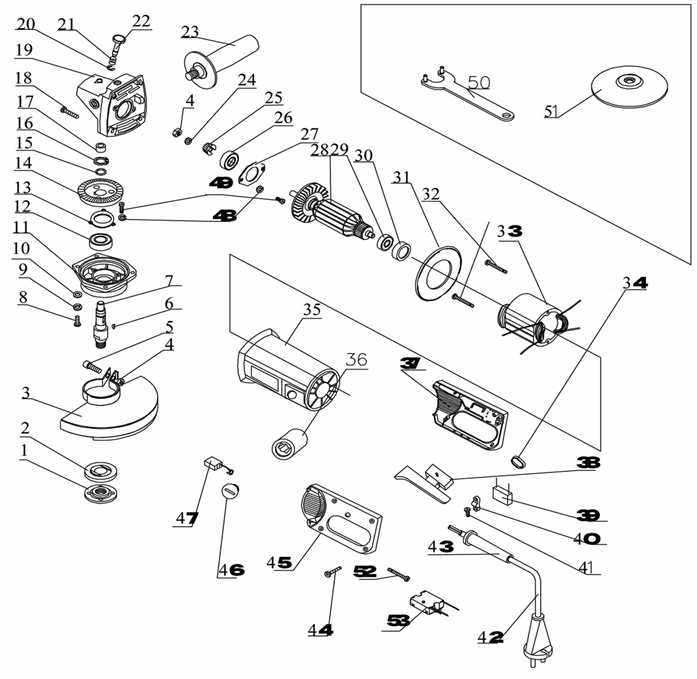 Инструмент [SAG-180-1800] - разборная схема