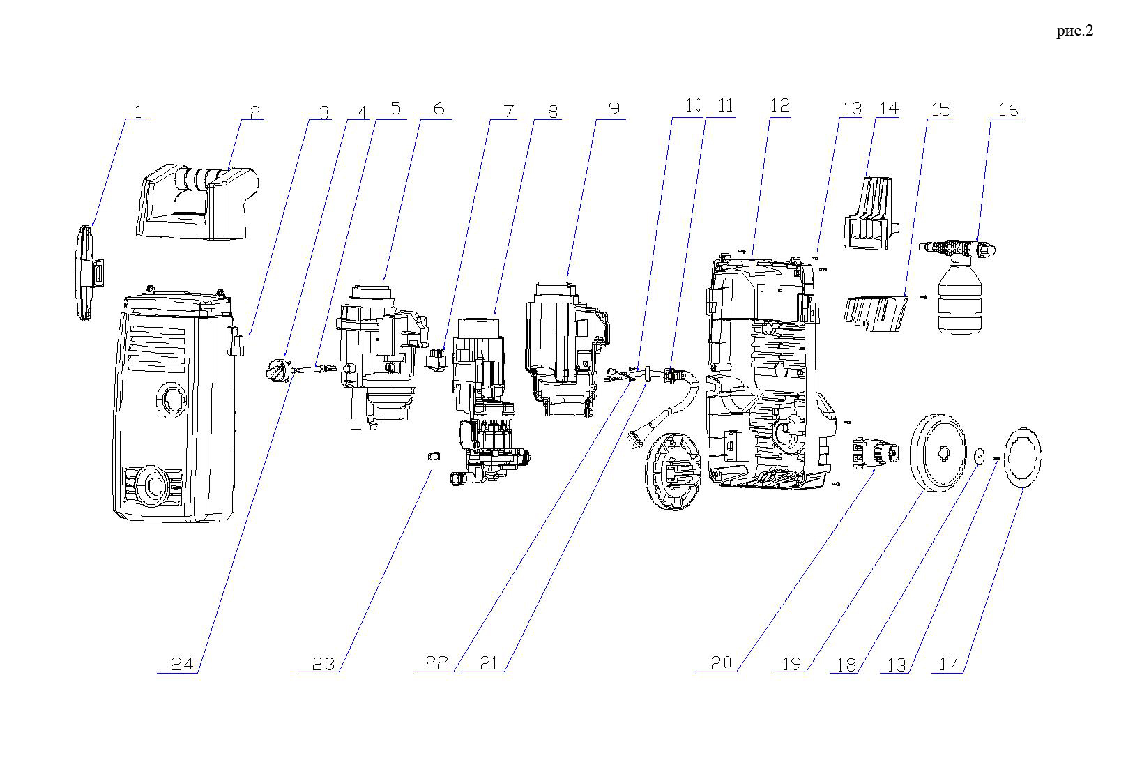 Инструмент [АВД-110] - посмотреть вариант разборной схемы