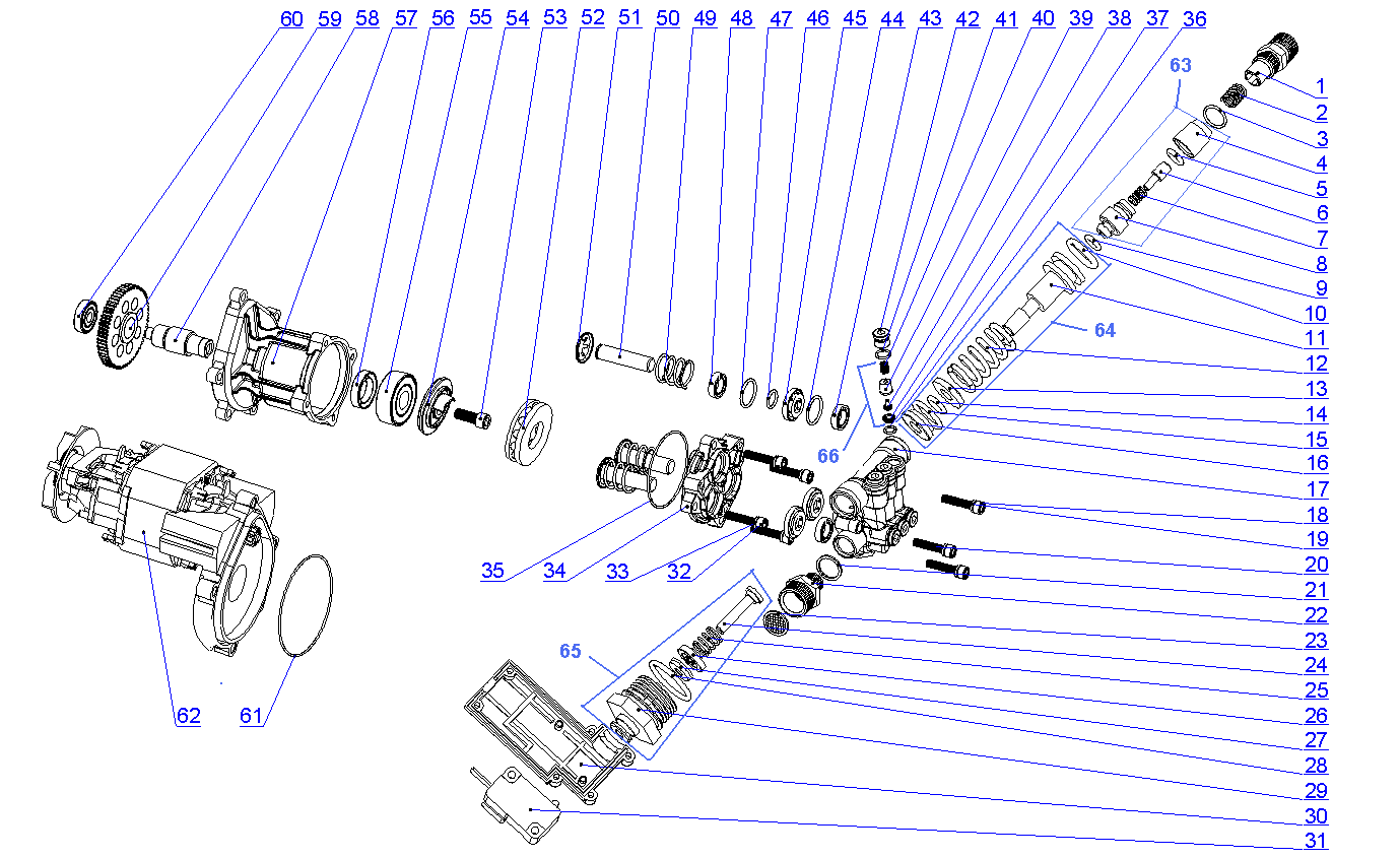 Инструмент [АВД-165] - посмотреть вариант разборной схемы