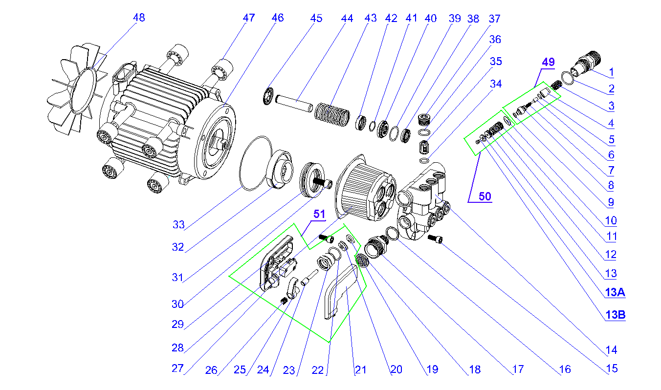 Инструмент [АВД-П195] - посмотреть вариант разборной схемы