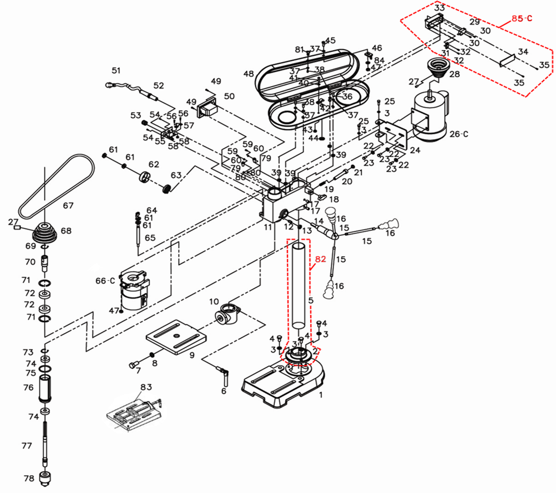 Инструмент [ВСС-400] - разборная схема