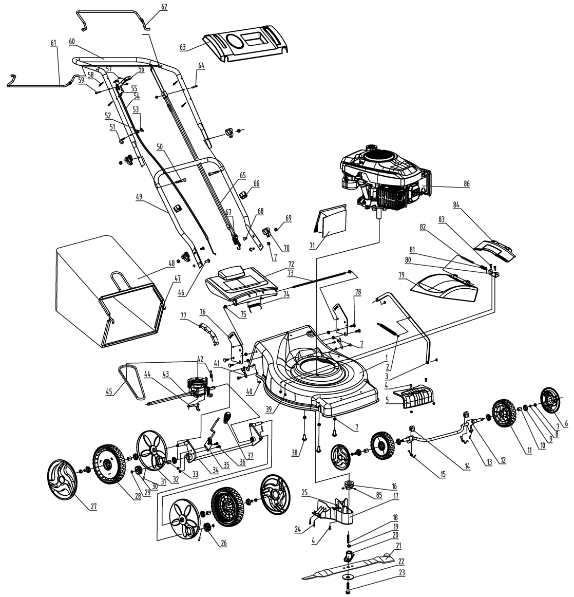 Инструмент [ГКБ-460СТ] - посмотреть вариант разборной схемы