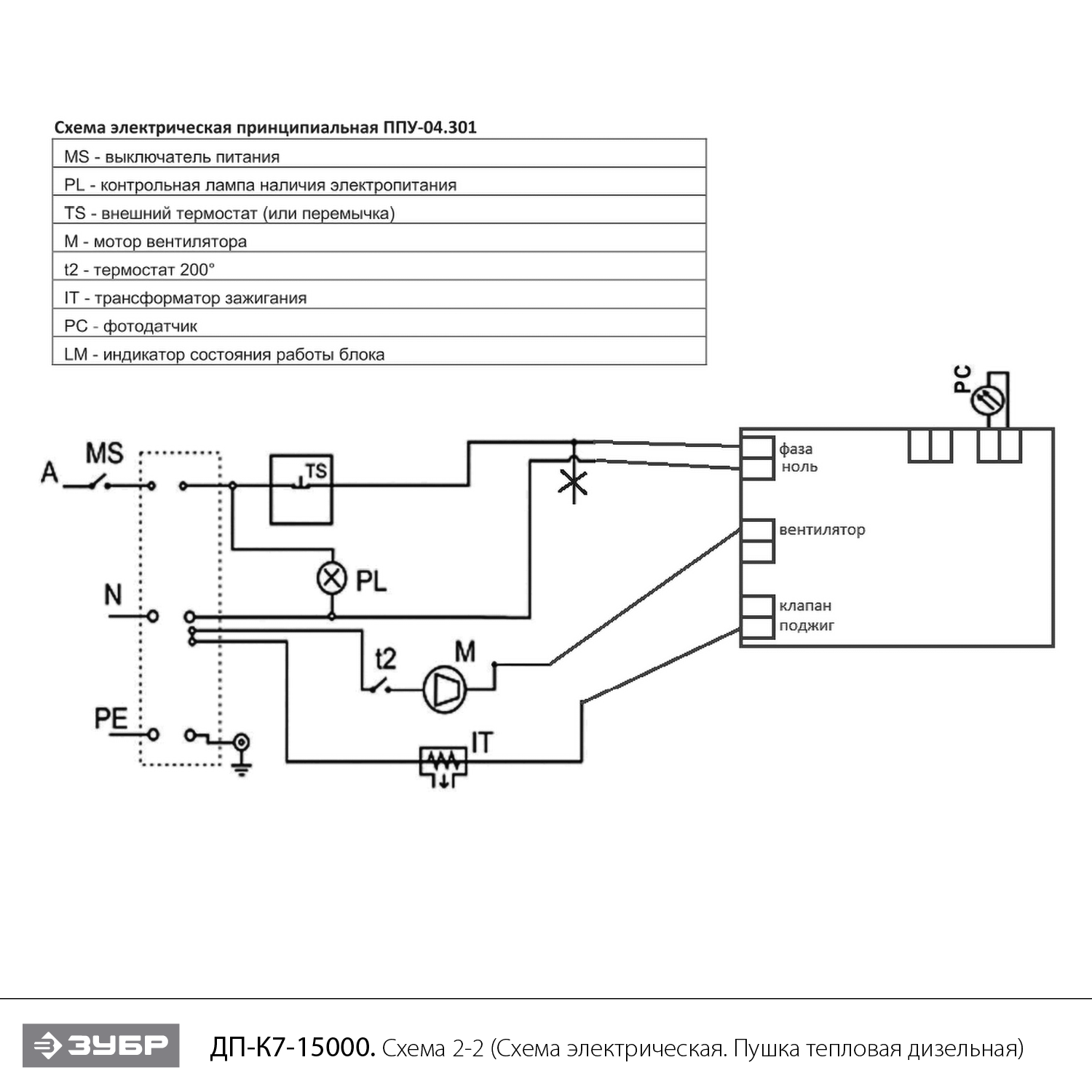 Инструмент [ДП-К7-15000] - посмотреть вариант разборной схемы