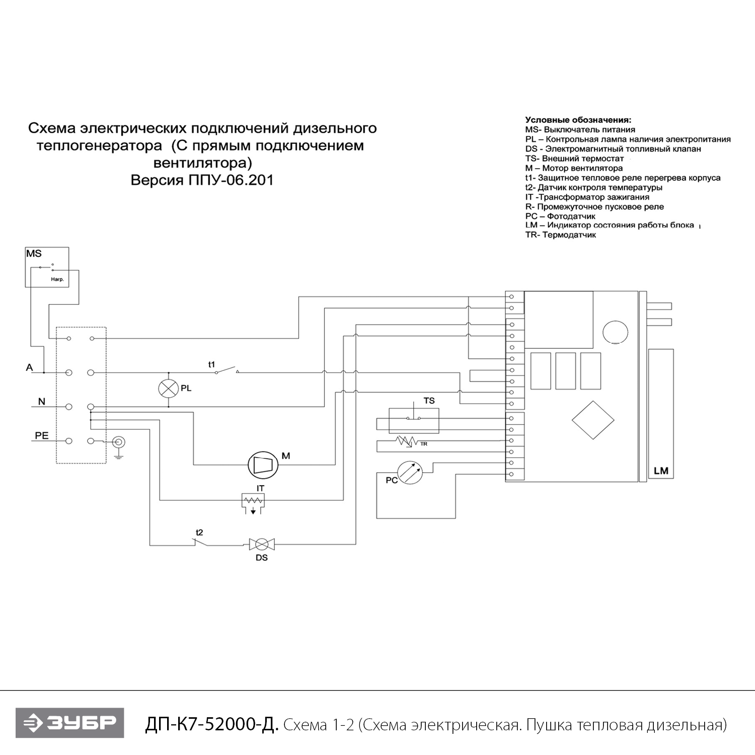 Инструмент [ДП-К7-52000-Д] - посмотреть вариант разборной схемы