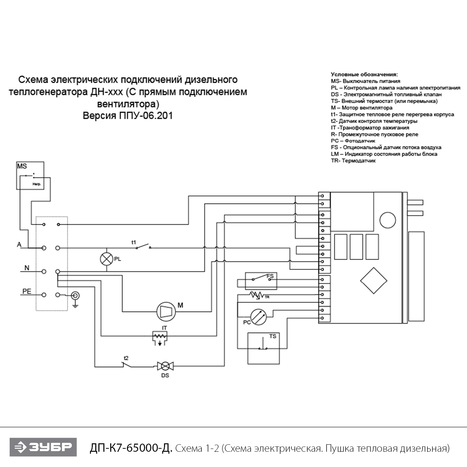 Инструмент [ДП-К7-65000-Д] - посмотреть вариант разборной схемы