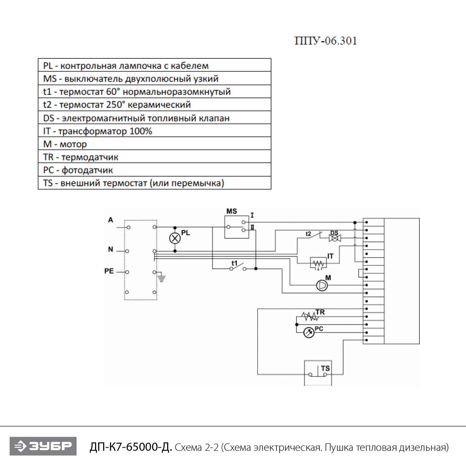 Инструмент [ДП-К7-65000-Д] - посмотреть вариант разборной схемы