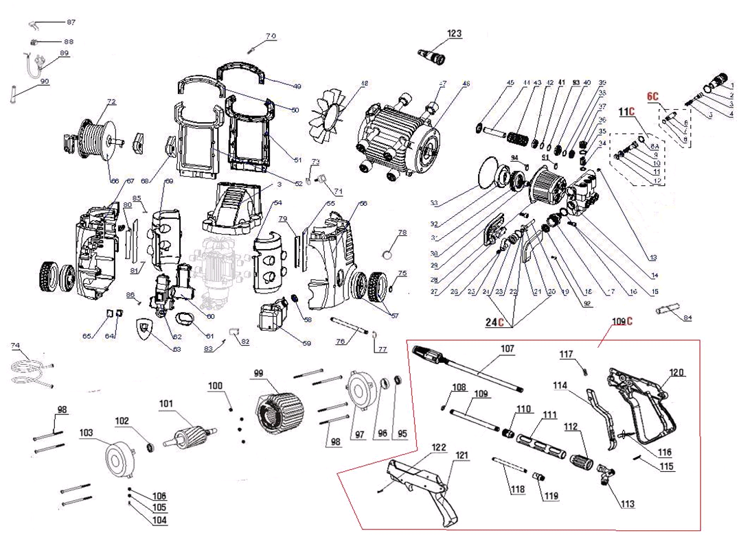Инструмент [ЗАВД-2500] - посмотреть вариант разборной схемы