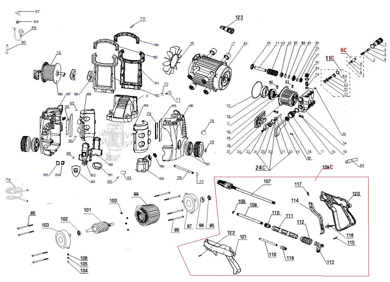 Инструмент [ЗАВД-3000] - разборная схема