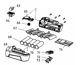 Инструмент [ЗАКБ-18-Ли] - разборная схема