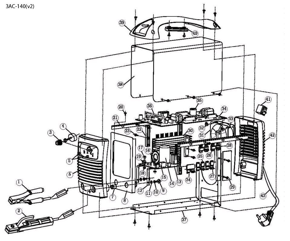 Инструмент [ЗАС-140] - разборная схема
