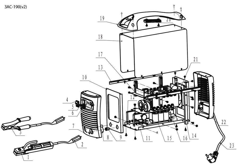 Инструмент [ЗАС-190] - разборная схема