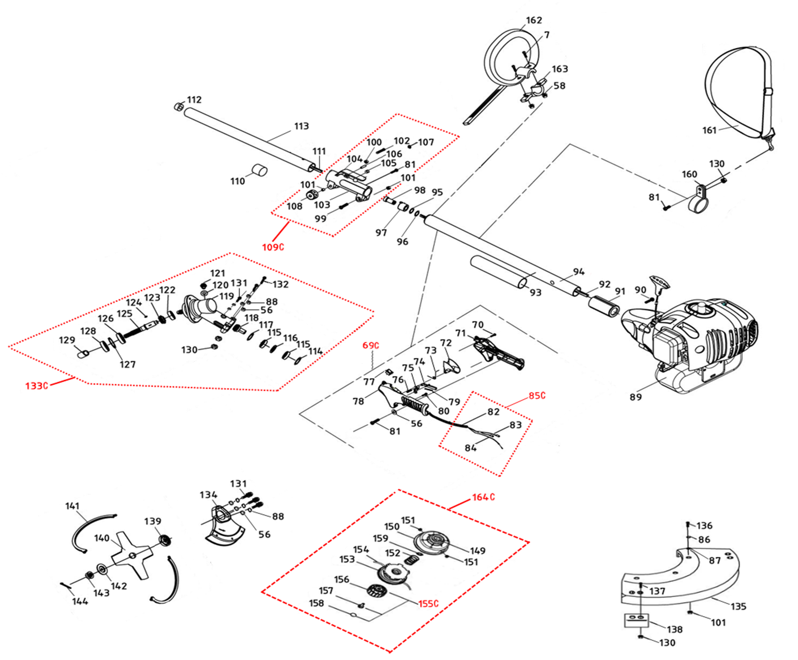 Инструмент [ЗКРБ-250] - посмотреть вариант разборной схемы