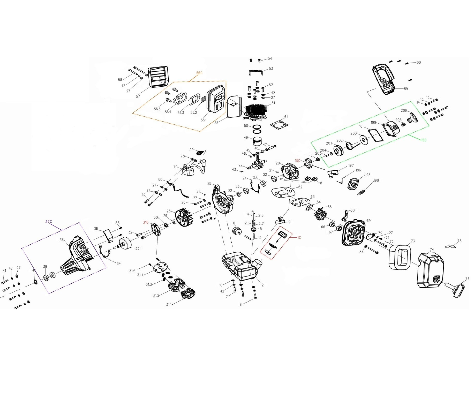 Инструмент [ЗКРБ-350] - посмотреть вариант разборной схемы