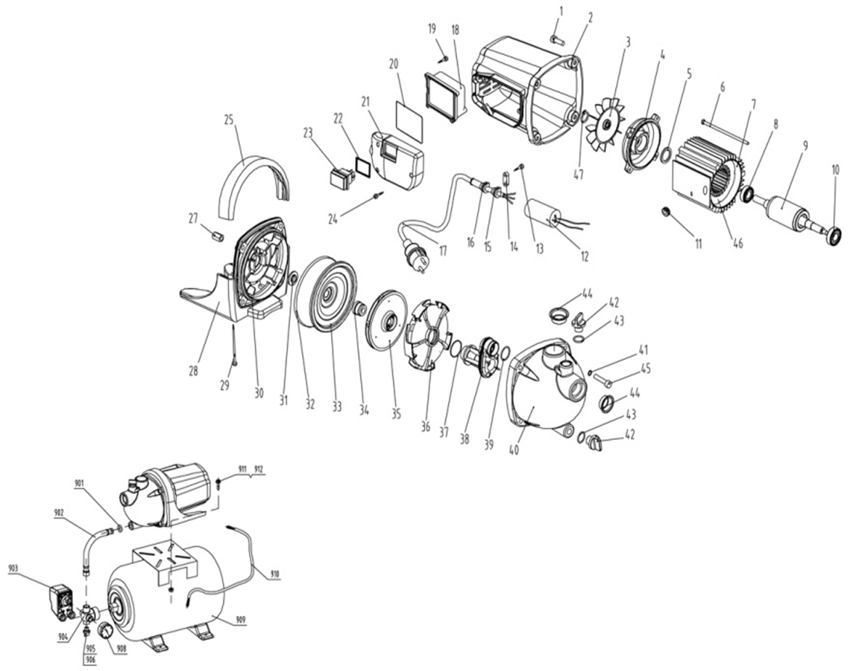 Инструмент [ЗНАС-1200-50] - разборная схема