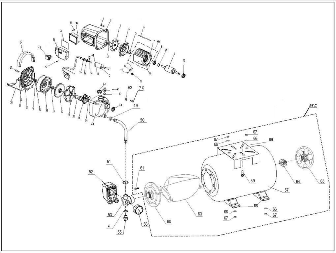 Инструмент [ЗНАС-1200] - посмотреть вариант разборной схемы