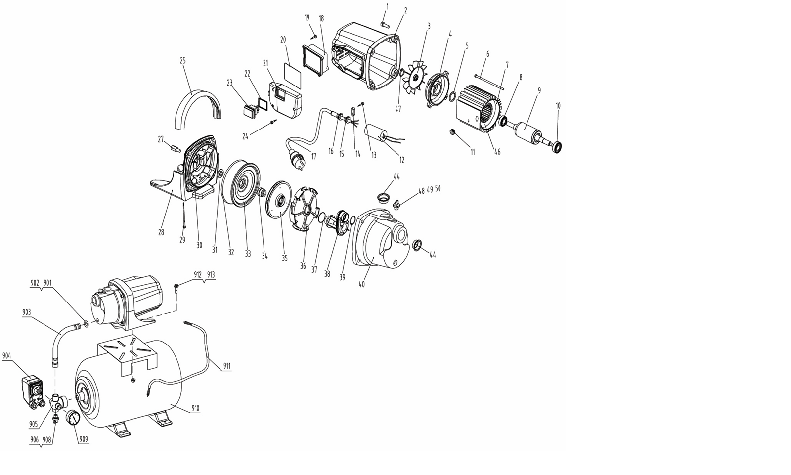 Инструмент [ЗНАС-800-Ч] - разборная схема