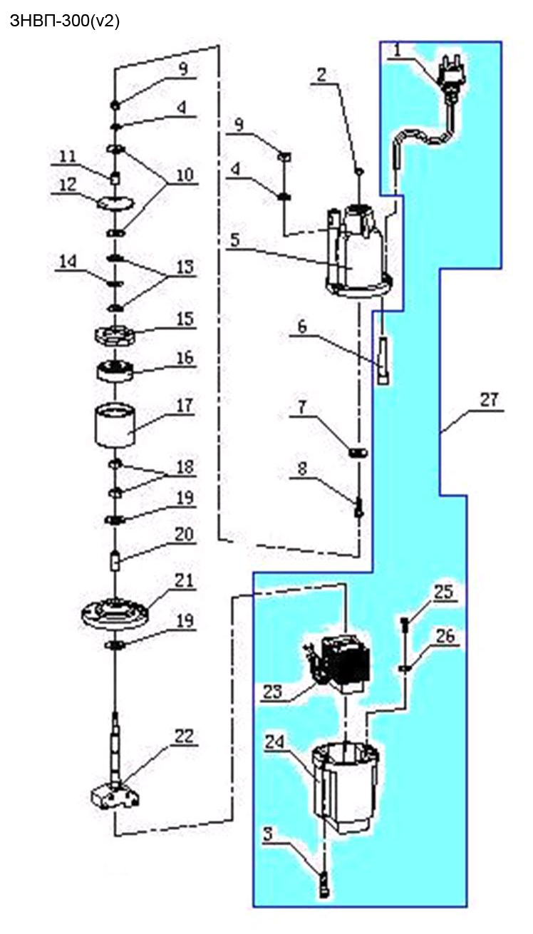 Инструмент [ЗНВП-300] - посмотреть вариант разборной схемы