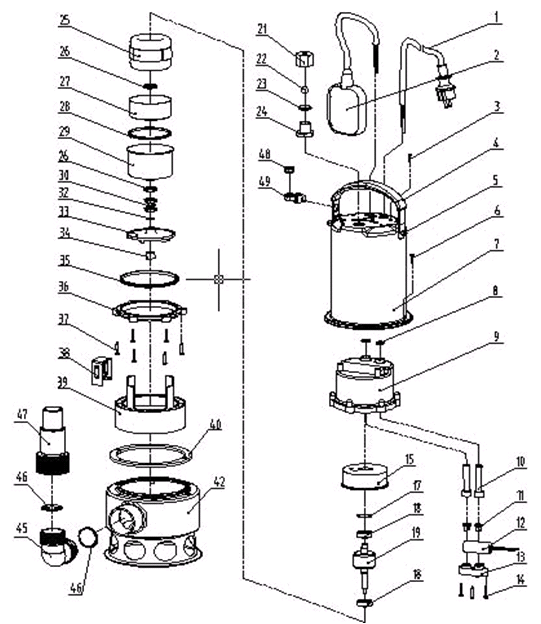 Инструмент [ЗНПГ-550-С] - разборная схема