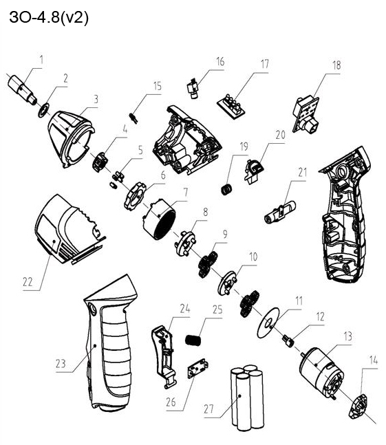 Инструмент [ЗО-4] - посмотреть вариант разборной схемы