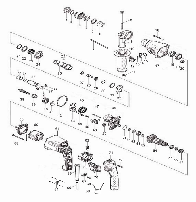Инструмент [ЗП-470Э] - разборная схема