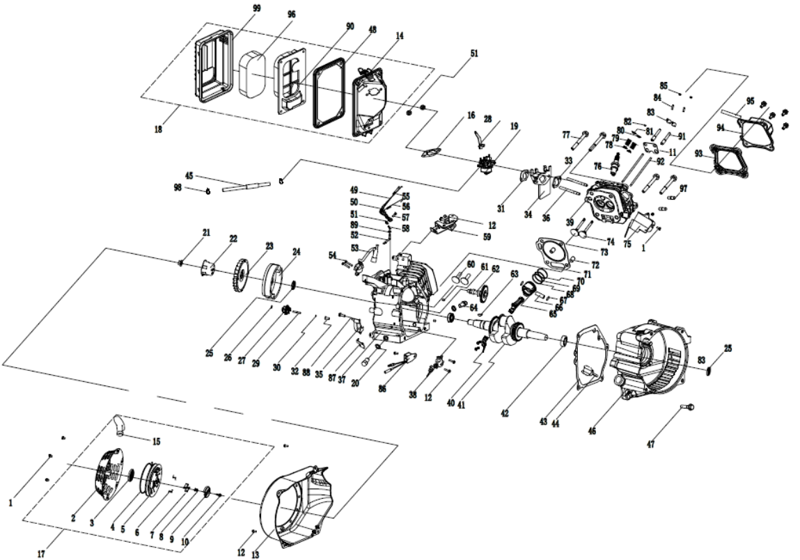 Инструмент [ЗЭСГ-2200-М2] - посмотреть вариант разборной схемы