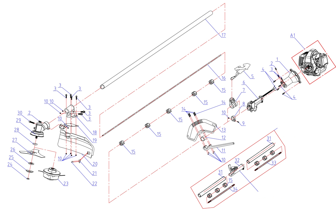 Инструмент [КРБ-250] - посмотреть вариант разборной схемы