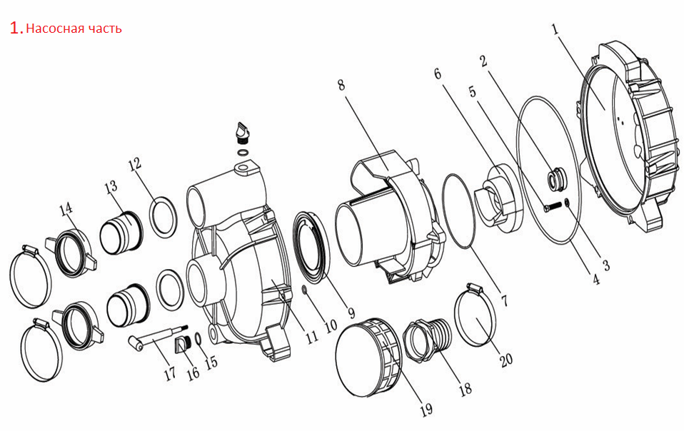 Инструмент [МПГ-1000-80] - посмотреть вариант разборной схемы