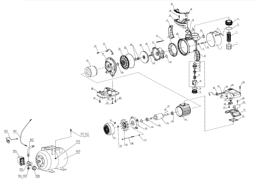 Инструмент [НАС-Т5-900-С] - разборная схема