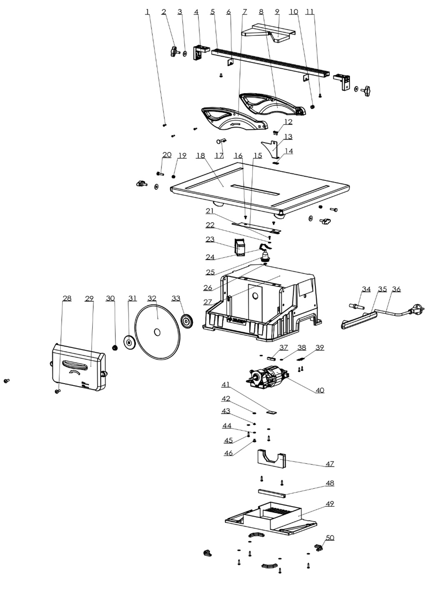 Инструмент [НП-600] - разборная схема