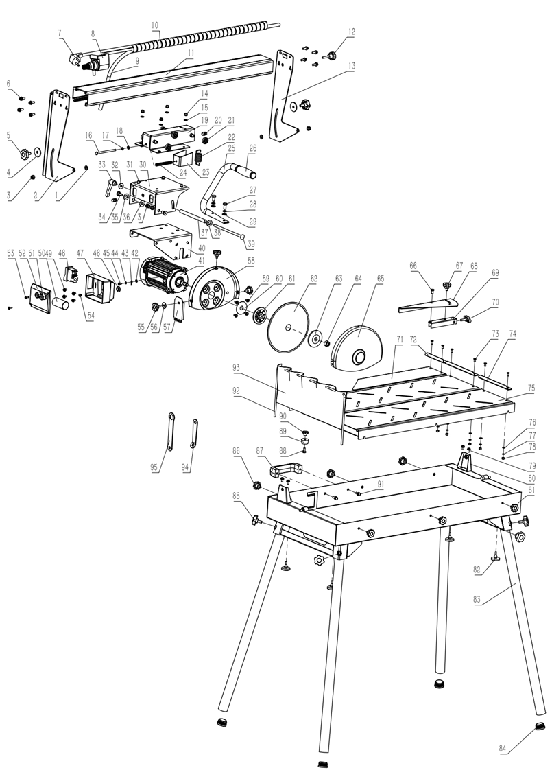 Инструмент [ПСП-660] - разборная схема