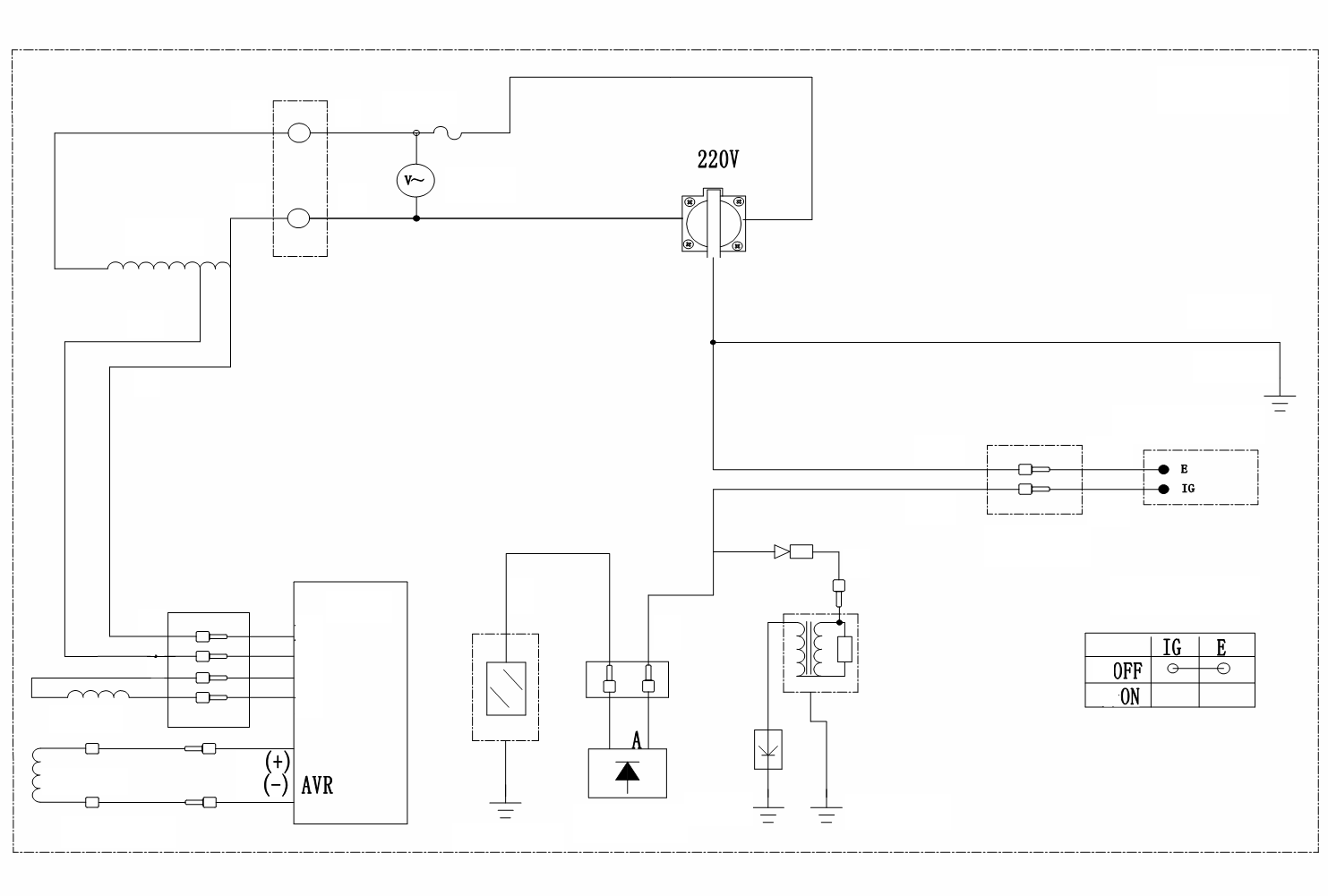 ЗУБР 2800 Вт, бензиновый генератор (СБ-2800) - посмотреть вариант разборной схемы