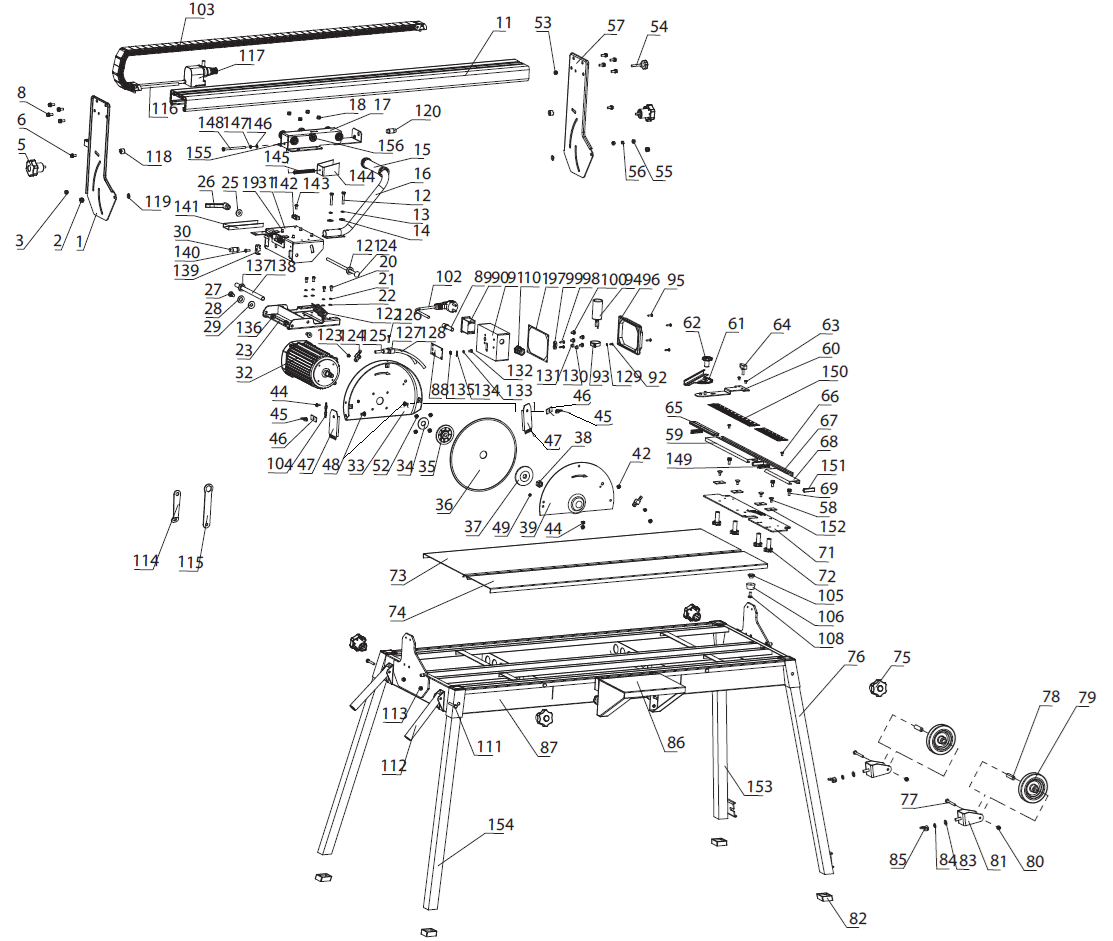 Инструмент [СП-1020] - разборная схема