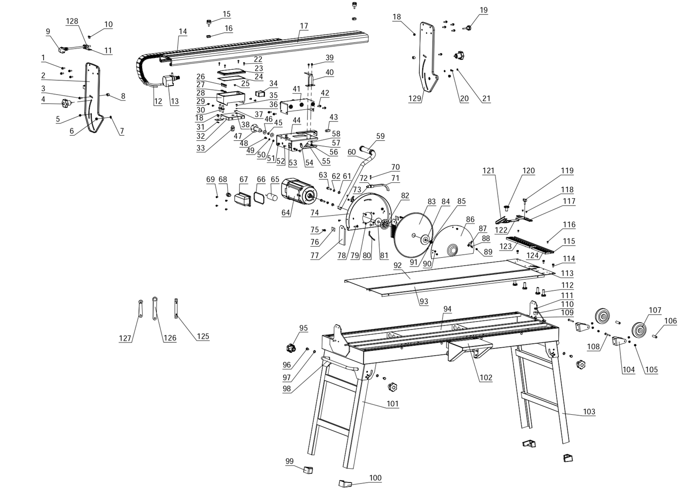 Инструмент [СП-1200] - разборная схема