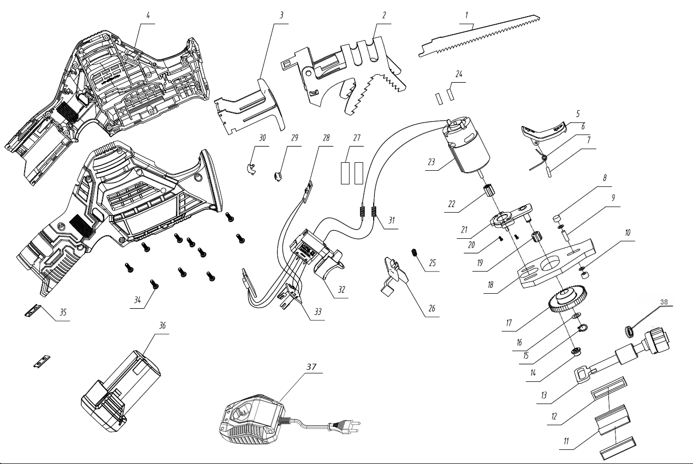 Инструмент [СПЛ-121] - разборная схема