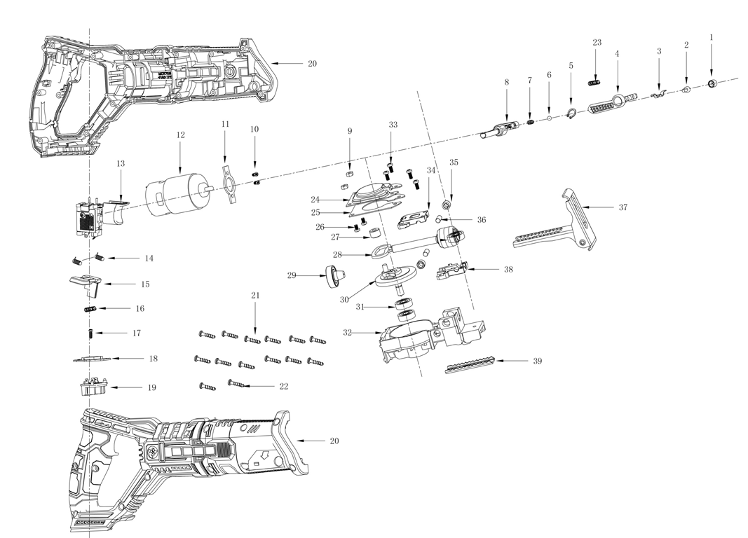 Инструмент [СПЛ-181] - разборная схема