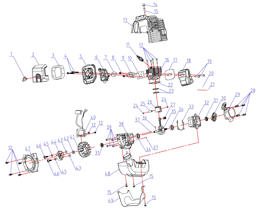 Инструмент [ТБ-250] - посмотреть вариант разборной схемы