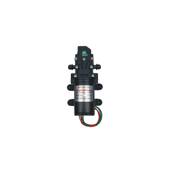 Помпа в сборе 12V DC 2.2A (Motor-2203 - 3.1 LPM max 5.5 bar)
