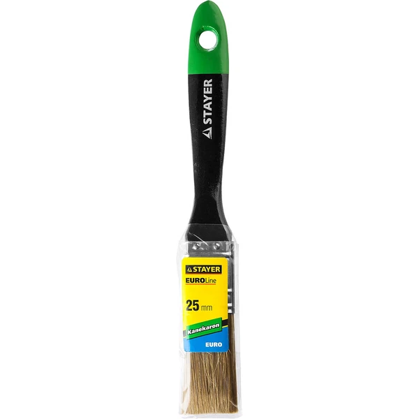 STAYER UNIVERSAL-ARTEX, 25 мм, 1″, искусственная щетина, деревянная ручка, для высокотекучих ЛКМ, плоская кисть (0106-025) - фото 2