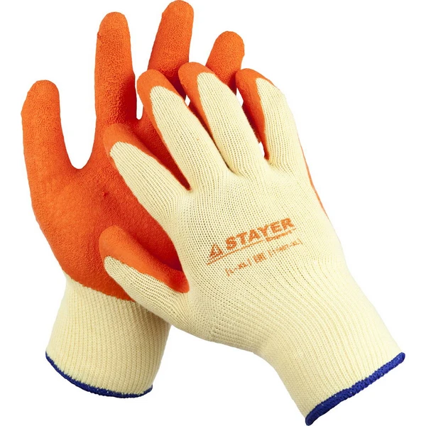 STAYER EXPERT-2, L-XL, х/б перчатки с двойным латексным обливом, повышенная износостойкость, 13 класс, 10 пар (11409-H10) - Фото 2