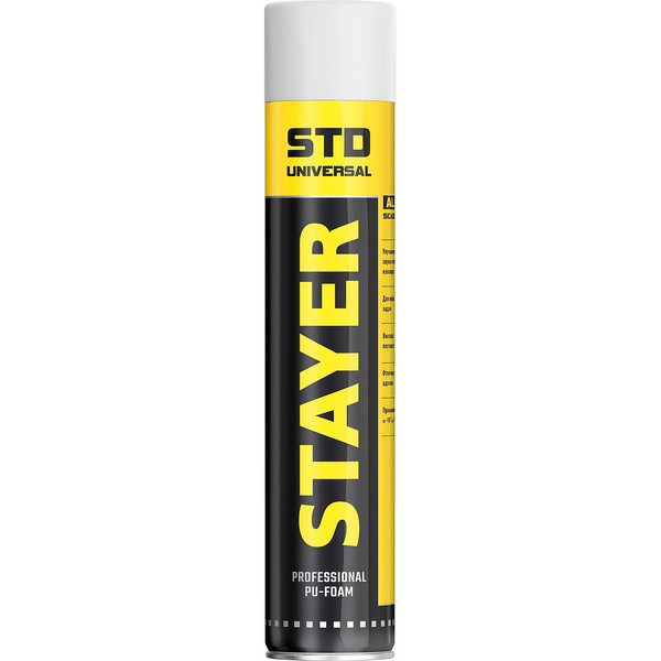 STAYER STD, 750 мл, адаптерная, выход до 35 л, монтажная пена, Professional (41133)