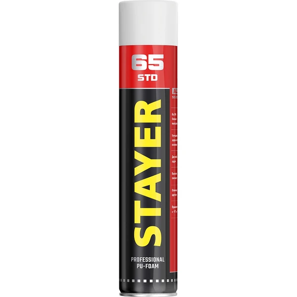 STAYER STD 65, 750 мл, адаптерная, выход до 65 л, монтажная пена, Professional (41134)