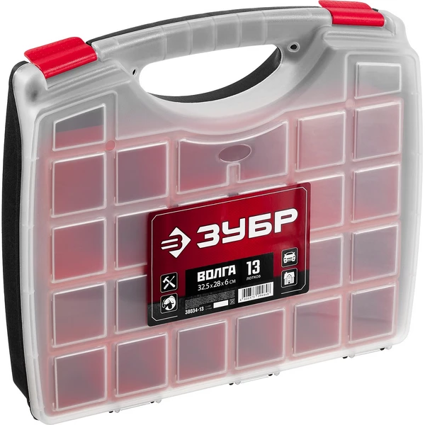 STAYER SPACE-13, 320 х 260 х 60 мм, (13″), пластиковый органайзер с 21 ячейкой (38038-13) - Фото 8