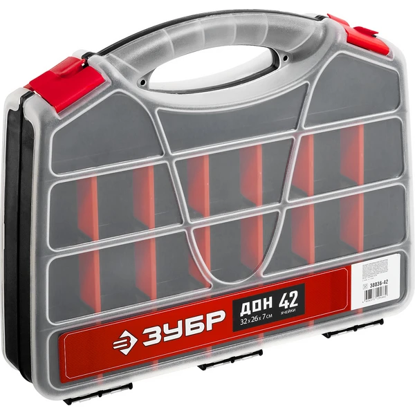 STAYER SPACE-18, 455 х 355 х 70 мм, (18″), пластиковый органайзер с 21 ячейкой (38038-18) - Фото 8