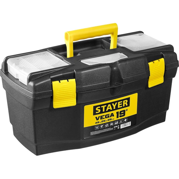 STAYER VEGA-24, 610 х 320 х 300 мм, (24″), пластиковый ящик для инструментов (38105-21) - Фото 13