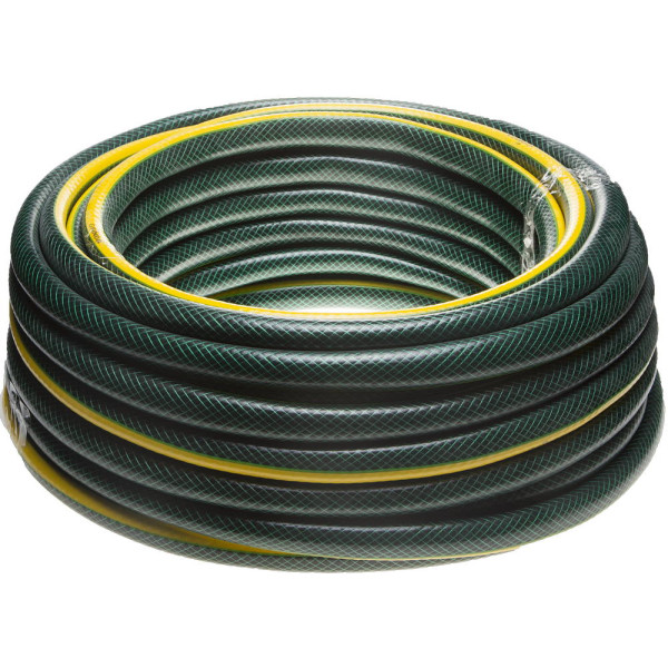 GRINDA STANDARD, 3/4″, 25 м, 15 атм, трёхслойный, армированный, поливочный шланг (429000-3/4-25)