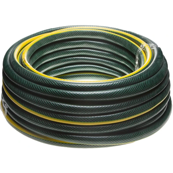 GRINDA STANDARD, 3/4″, 25 м, 15 атм, трёхслойный, армированный, поливочный шланг (429000-3/4-25)